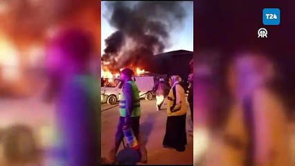 Sultanbeyli'de işçilerin kaldığı konteynerde çıkan yangında 3 kişi hayatını kaybetti