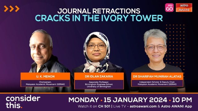 Consider This: Journal Retractions (Part 1) - Msia 6th Highest Academic Paper Retractions