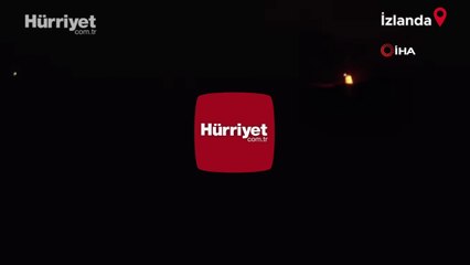 İzlanda'nın güneybatısında bulunan yanardağ patladı