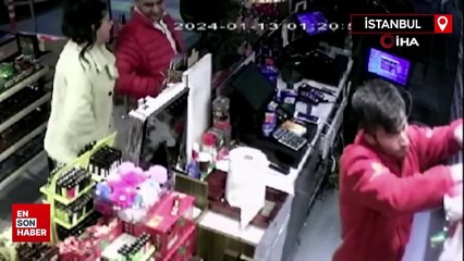 Esenyurt’ta benzin istasyonunda anahtarlık çaldılar