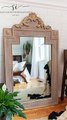 Painting Non-Removable Frames on a DIY Mirror Makeover