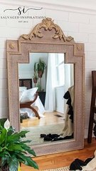 Painting Non-Removable Frames on a DIY Mirror Makeover