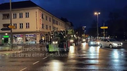 Bauern versammeln sich in Berlin zu Großkundgebung