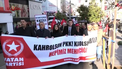 Vatan Partisi şehitler için yürüdü: "ABD yenilecek, PKK ezilecektir!"