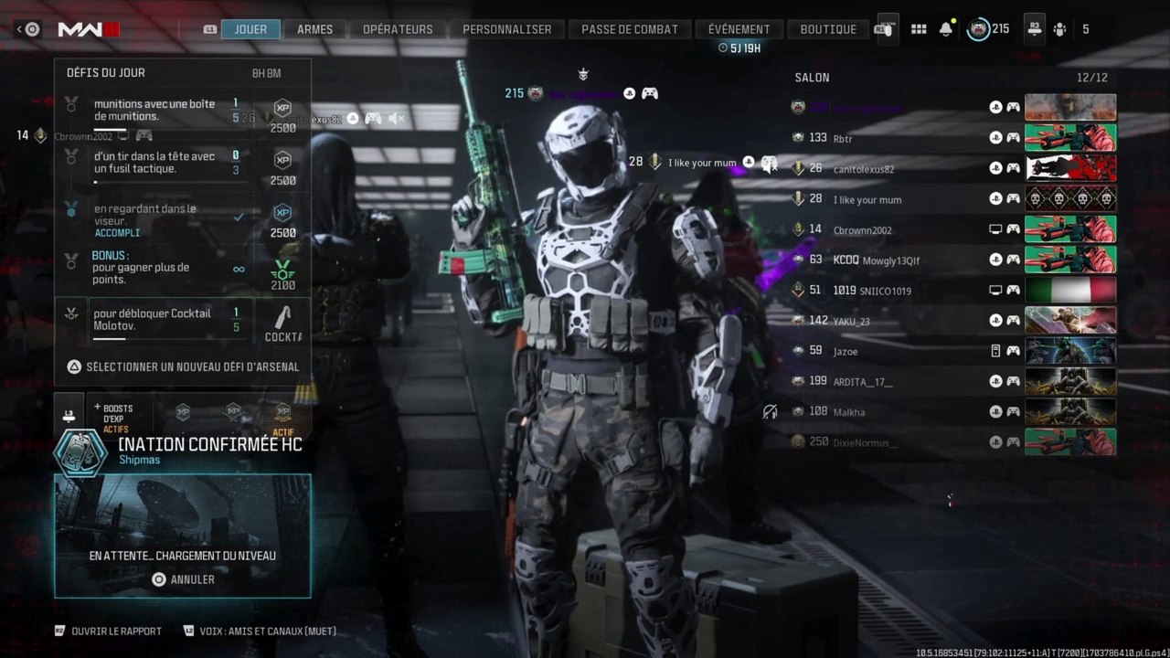 fusil d'assaut suite des couleurs