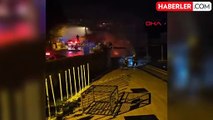 Bodrum'da bir otelde çıkan yangın kısa süreli paniğe neden oldu