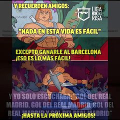 Los mejores memes de la goleada del #RealMadrid al #Barcelona.