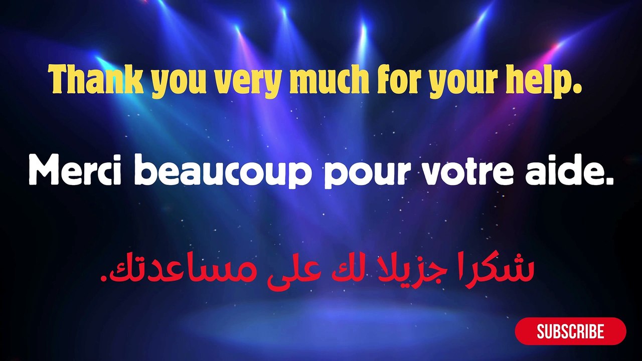 Apprendre l'anglais avec des phrases Traduites en Français et en Arabe. 2024