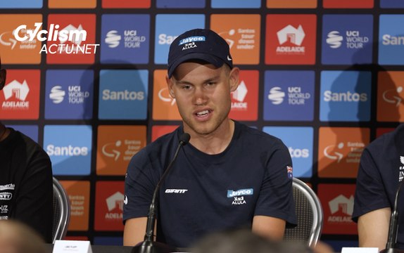 Santos Tour Down Under 2024 - Luke Plapp du Team Jayco Alula au départ du Tour Down Under