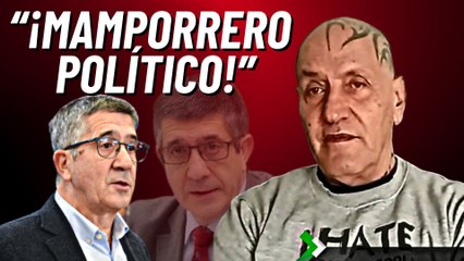 Coto Matamoros destripa a Patxi López: "Es un gánster, chulo de barrio antiguo, ¡es la imbecilidad!"