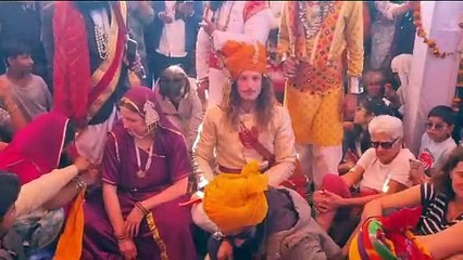 VIDEO : कैमल फेस्टिवल में विदेश जोड़े ने रचाई शादी