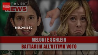 Meloni E Schlein: Battaglia All'Ultimo Voto!