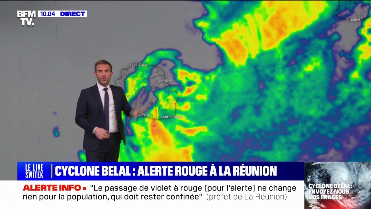 Cyclone Belal: La Réunion repasse en alerte rouge pour permettre aux secours d'intervenir