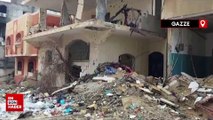 İsrail askerlerinin çekildiği Tel ez-Zater bölgesindeki yıkım görüntülendi