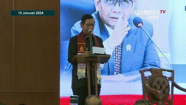 [FULL] Kuliah Umum Mahfud MD di Universitas Nommensen Medan, Bicara Politik Hukum