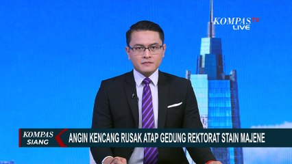 Gedung Rektorat STAIN Majene Rusak Diterjang Angin Kencang! Staf Tak Berani Masuk