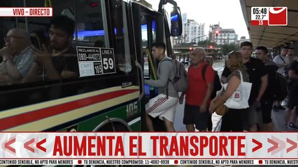 Comenzó a regir el aumento en la tarifa del transporte público: ¿qué dice la gente?