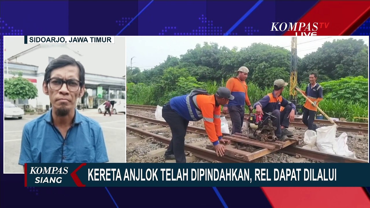 Kereta Pandalungan Anjlok Di Stasiun Tanggulangin Sidoarjo! 6 ...