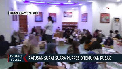 Ratusan Surat Suara Pilpres Ditemukan Rusak