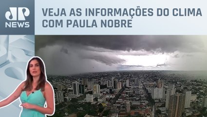Semana começa com chuva intensa no Centro-Oeste e pancadas chuvosas no Sudeste | Previsão do Tempo