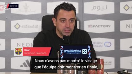 Supercoupe d'Espagne - Xavi a tenu à "s'excuser auprès de ses supporters" après la défaite