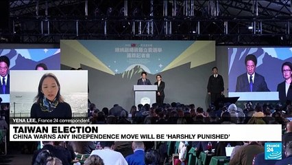 China warns foreign officials against congratulating Taiwan elections