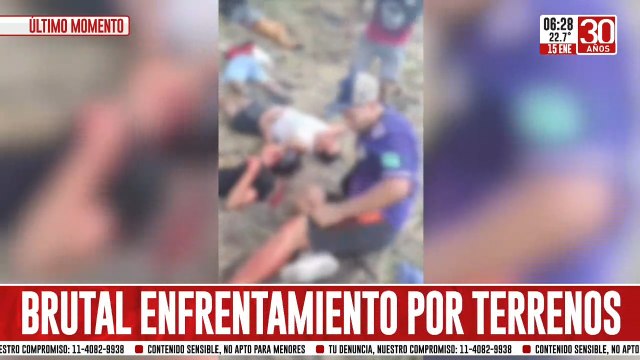 Toma de terrenos termina a los tiros y con varias personas muertas