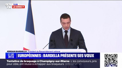 "Il est loin le temps de la bienveillance": Jordan Bardella revient sur les vœux de Marine Le Pen détournés avec une IA