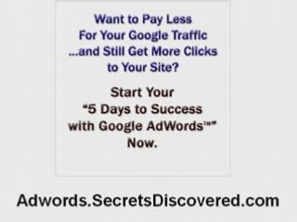 Definitive Guide to Google Adwords