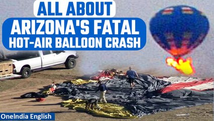 Arizona hot-air balloon crash claims 4 lives; 1 injured after balloon crashes in desert | Oneindia