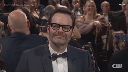 Barry Keoghan is left red-faced at the Critics Choice Awards