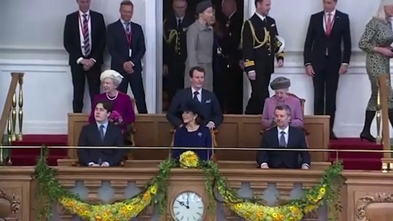 Primer acto oficial de los reyes Federico y Mary de Dinamarca