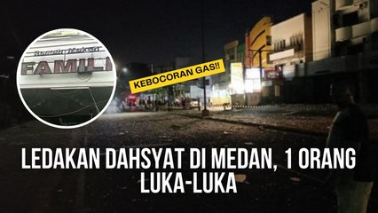 Ledakan Dahsyat di Kota Medan, 1 Orang Mengalami Luka-luka