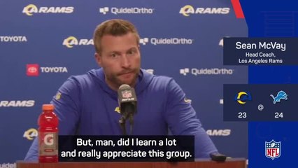 Descargar video: McVay rues red zone inferiority in Lions defeat