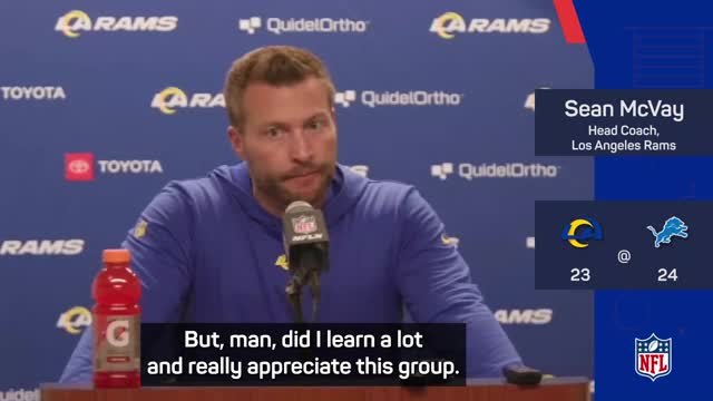 McVay rues red zone inferiority in Lions defeat