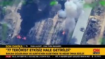 SON DAKİKA: Irak ve Suriye 78 hedef imha edildi 77 terörist etkisiz!