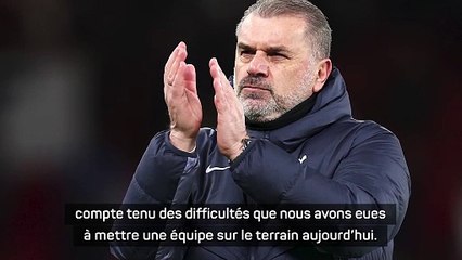Postecoglou salue "une performance exceptionnelle" de ses joueurs