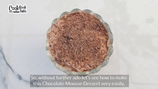The Best Chocolate Mousse Dessert Recipe Ever | মজাদার চকোলেট মুজ রেসিপি শুধুমাত্র দুটি উপকরণ দিয়ে | Two Ingredients Chocolate Mousse Recipe | You'll never forget this delicious dessert recipe