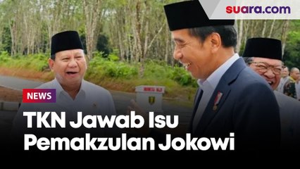 Isu Pemakzulan Jokowi Dinilai Gerakan Politik Elektoral, TKN: Dibuat untuk Ganggu Kemenangan Prabowo