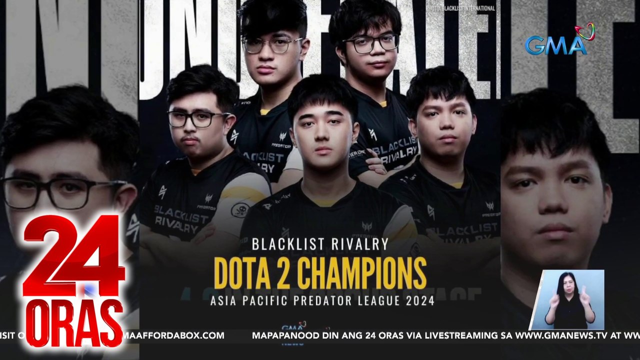 "Blacklist Rivalry" at "Team Secret", dinomina ang 2024 Asia Pacific Predator League | 24 Oras