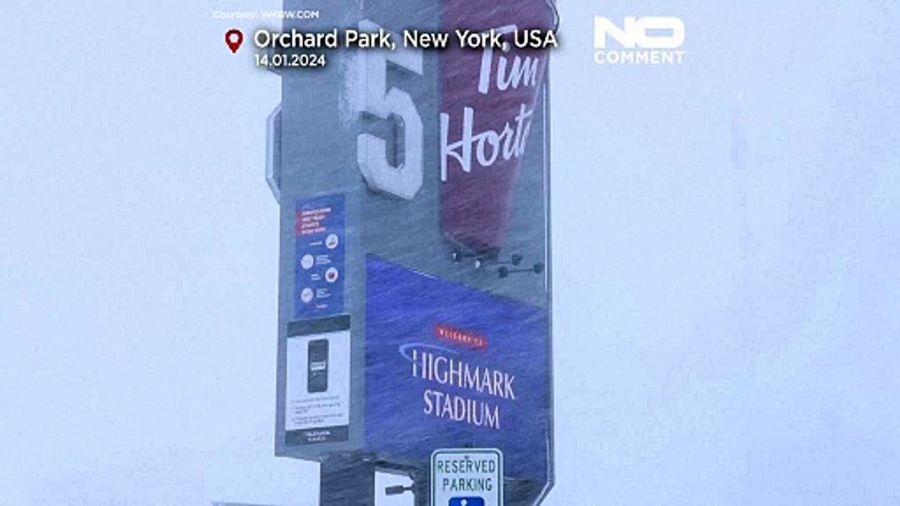 Kein Gedanke an Football: NFL-Spiel wegen Kälte und Schnee verschoben