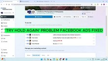 'Try Hold Again' Problem Facebook Ads Fixed in 2026
