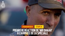 Première réaction de 'Mr Dakar' à l'arrivée de la spéciale - Étape 8 - #Dakar2024
