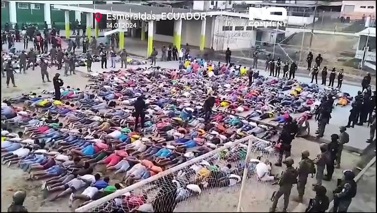 Ecuador: Tausende von Polizeibeamten stürmten die Gefängnisse