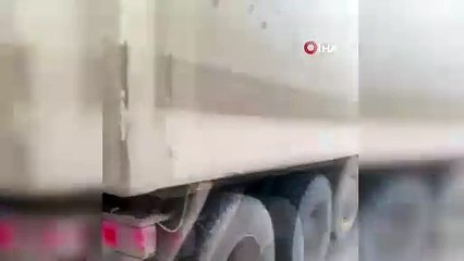 Tır şoförü tartıştığı sürücüye çekiçle saldırdı