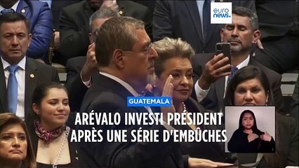 Guatemala : malgré les embûches, Bernardo Arévalo investi président