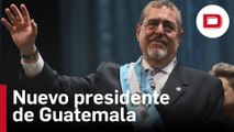 Arévalo asume como presidente de Guatemala tras un retraso de 10 horas en el acto de investidura