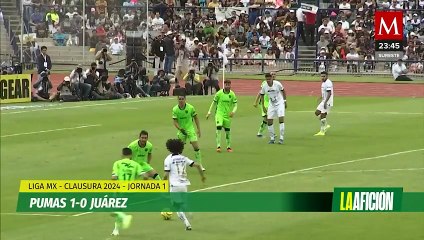 Pumas arranca el Clausura 2024 con triunfo sobre FC Juárez en CU