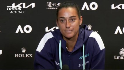 Open d'Australie 2024 - Caroline Garcia : "Si c'est la meilleure entame possible ? L'avenir le dira !"