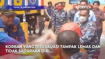 Karaoke New Orange Tegal Kebakaran, Begini Suasana Evakuasi Korban Dikeluarkan dari Gedung